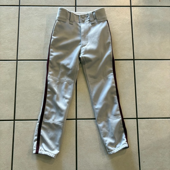 Youth Kids Size S Baseball Softball Pants Mizuno Full Length Sports - Picture 1 of 6